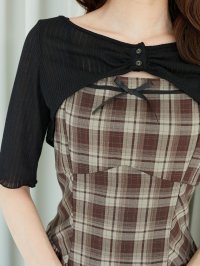 MAJESTIC LEGON/マジェスティックレゴン MAJESTIC LEGON トップスセットデコルテオープンワンピ/508309385