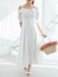 MAJESTIC LEGON/マジェスティックレゴン MAJESTIC LEGON オフショルシャツワンピース/508309477