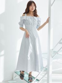 MAJESTIC LEGON/マジェスティックレゴン MAJESTIC LEGON オフショルシャツワンピース/508309477