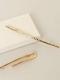 MAJESTIC LEGON/MAJESTIC LEGON ニュアンスラインメタルバレッタ/508309696