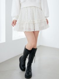 MAJESTIC LEGON/マジェスティックレゴン MAJESTIC LEGON プチフリルギャザーミニスカパン/508309783