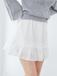 MAJESTIC LEGON/マジェスティックレゴン MAJESTIC LEGON プチフリルギャザーミニスカパン/508309783