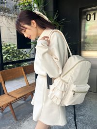 MAJESTIC LEGON/MAJESTIC LEGON サイドフリルリュック/508311080
