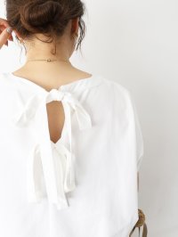 le.coeur blanc/ルクールブラン le.coeur blanc バックリボンデザイントップス/508311249