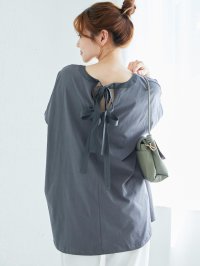 le.coeur blanc/ルクールブラン le.coeur blanc バックリボンデザイントップス/508311249