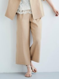 le.coeur blanc/ルクールブラン le.coeur blanc タンブラーブッチャータックワイドパンツ【洗い可】/508311414
