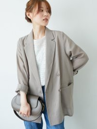 le.coeur blanc/ルクールブラン le.coeur blanc リネンライクテーラードジャケット/508311416