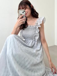 MAJESTIC LEGON/マジェスティックレゴン MAJESTIC LEGON フリルショルダーレースアップワンピ/508311582