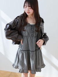 MAJESTIC LEGON/マジェスティックレゴン MAJESTIC LEGON レースアップフレアキャミワンピ/508311682