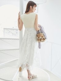 MAJESTIC LEGON/マジェスティックレゴン MAJESTIC LEGON レースアップノースリドッキングワンピ/508311786
