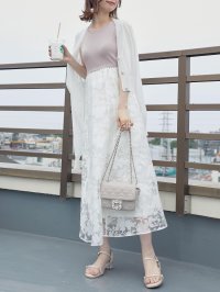 MAJESTIC LEGON/マジェスティックレゴン MAJESTIC LEGON レースアップノースリドッキングワンピ/508311786