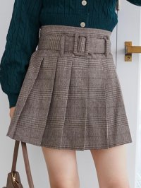 MAJESTIC LEGON/マジェスティックレゴン MAJESTIC LEGON ベルトセットプリーツミニスカパン/508311883