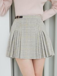 MAJESTIC LEGON/マジェスティックレゴン MAJESTIC LEGON サイドベルトプリーツミニスカパン/508311886