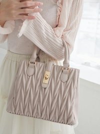 MAJESTIC LEGON/マジェスティックレゴン MAJESTIC LEGON クラシカルスクエアハンドバッグ/508312535