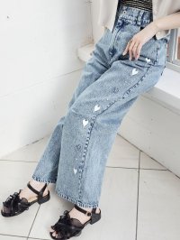 MAJESTIC LEGON/マジェスティックレゴン MAJESTIC LEGON リボンビジューデニムパンツ/508312551