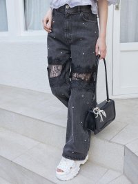 MAJESTIC LEGON/マジェスティックレゴン MAJESTIC LEGON トキメキアソートデニム/508312552
