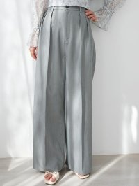 MAJESTIC LEGON/マジェスティックレゴン MAJESTIC LEGON センタープレスタックワイドパンツ/508312762