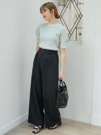 MAJESTIC LEGON/マジェスティックレゴン MAJESTIC LEGON センタープレスタックワイドパンツ/508312762