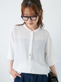 le.coeur blanc/ルクールブラン le.coeur blanc 2WAYジョーゼットブラウス/508312787