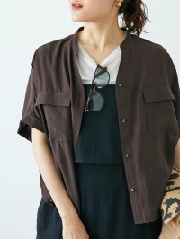 le.coeur blanc/ルクールブラン le.coeur blanc フィブリルサテンドルマンシャツ/508312793