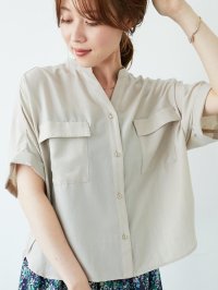 le.coeur blanc/ルクールブラン le.coeur blanc フィブリルサテンドルマンシャツ/508312793