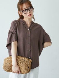 le.coeur blanc/ルクールブラン le.coeur blanc ヴィンテージライクフレアスリーブブラウス/508312794
