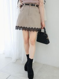MAJESTIC LEGON/マジェスティックレゴン MAJESTIC LEGON 細ベルトミニスカパン/508313202