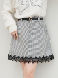 MAJESTIC LEGON/マジェスティックレゴン MAJESTIC LEGON 細ベルトミニスカパン/508313202