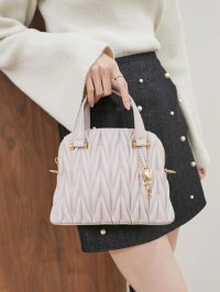 MAJESTIC LEGON/マジェスティックレゴン MAJESTIC LEGON チャームセットキルティングバッグ/508314297