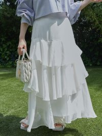 MAJESTIC LEGON/マジェスティックレゴン MAJESTIC LEGON エアリーティアードスカート/508314409