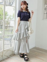 MAJESTIC LEGON/マジェスティックレゴン MAJESTIC LEGON フリルデザインスリットスカート/508314412