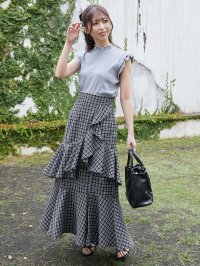 MAJESTIC LEGON/マジェスティックレゴン MAJESTIC LEGON フリルデザインスリットスカート/508314412