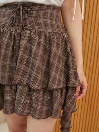 MAJESTIC LEGON/マジェスティックレゴン MAJESTIC LEGON サイドラッフルティアードミニスカパン/508314414