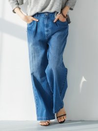 le.coeur blanc/ルクールブラン le.coeur blanc タックワイドデニムパンツ/508314686