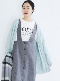 le.coeur blanc/le.coeur blanc FOX混ガウンカーディガン/508314788