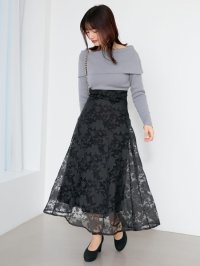 MAJESTIC LEGON/MAJESTIC LEGON レディニットドッキングワンピース/508314878