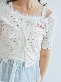 MAJESTIC LEGON/マジェスティックレゴン MAJESTIC LEGON ペプラムキャミセットカットカーデ/508315454