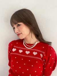 MAJESTIC LEGON/マジェスティックレゴン MAJESTIC LEGON パールリボンネックレス/508315466