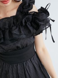 MAJESTIC LEGON/マジェスティックレゴン MAJESTIC LEGON ミルフィーユフリルコルセットワンピ/508315647