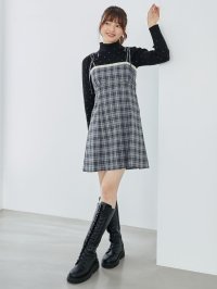 MAJESTIC LEGON/マジェスティックレゴン MAJESTIC LEGON ローズモチーフミニキャミワンピース/508315650