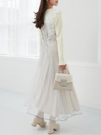 MAJESTIC LEGON/マジェスティックレゴン MAJESTIC LEGON ショルダーフリルドッキングワンピ/508315758