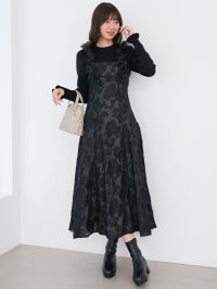MAJESTIC LEGON/マジェスティックレゴン MAJESTIC LEGON ショルダーフリルドッキングワンピ/508315758
