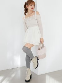 MAJESTIC LEGON/マジェスティックレゴン MAJESTIC LEGON フレアミニスカパン/508316058