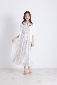 tocco closet/トッコクローゼット tocco closet UVカット＆接触冷感＆ハンドウォッシュ♪パール釦ストライプ透かし編みニットカーディガン/508320202
