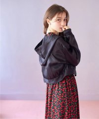 tocco closet/トッコクローゼット tocco closet ポケット付きグログランテープシアージップパーカー/508320203