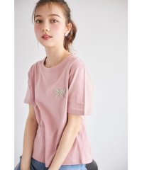 tocco closet/トッコクローゼット tocco closet リボンビジュー付きTシャツ/508320205
