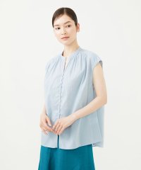 Sybilla/【INDIA】カディコットンフレンチスリーブブラウス/508321236