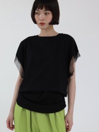 LASUD/ラシュッド LASUD チュールドッキング2Pトップス/508321484