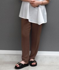 libelle more/リベル モア libelle more Eジョーゼットセンタープレステーパードパンツ/508322251