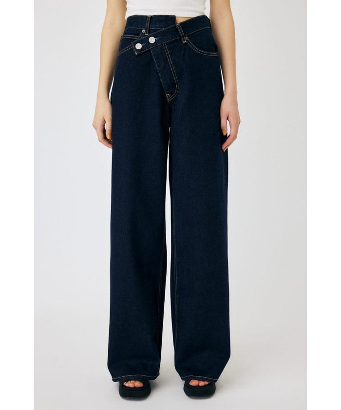 CROSS WAIST WIDE STRAIGHT(508287393) | マウジー(moussy) - d